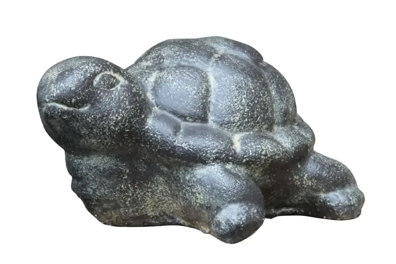 Product image 2 of the product “Turtle, 15 cm L | Stone carved, handcrafted & coloured ”